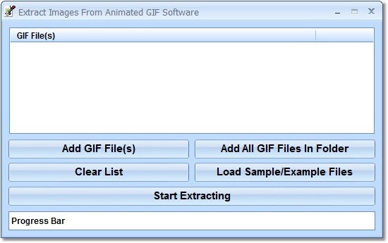 Extract Images From Animated GIF Software 7.0