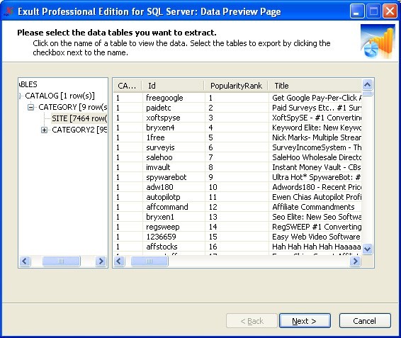 Exult Professional for SQL Server 1.1