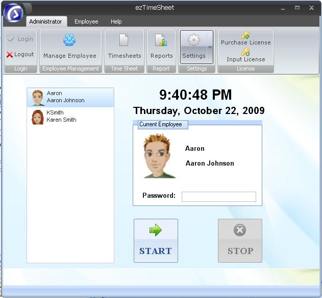 ezTimeSheet Employee Time Tracker 2.0.3