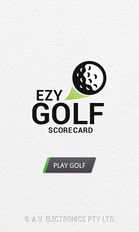 Ezy Golf Scorecard 1.6