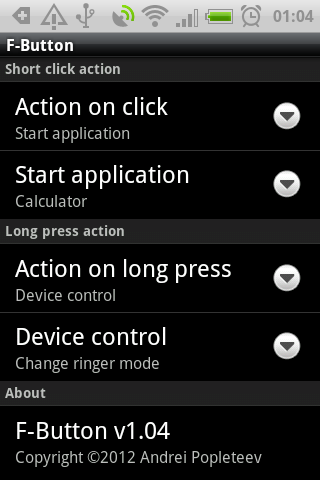 F-Button for HTC ChaCha 1.09