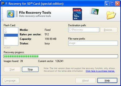 F-Recovery for SD 2.5