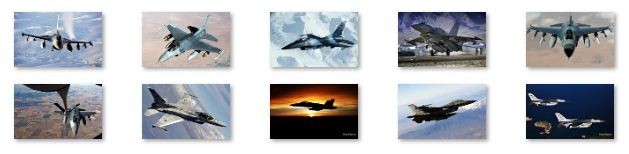F16 Jet Aircraft Windows 7 Theme 1