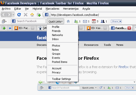 Facebook Toolbar 1.7.2