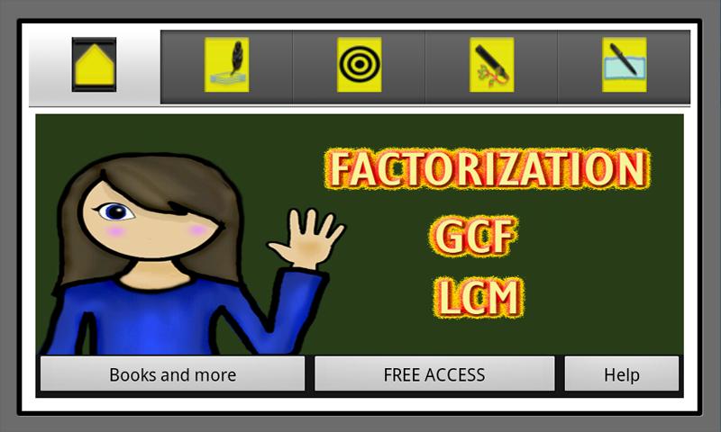 Factorization, GCF and LCM 1.0