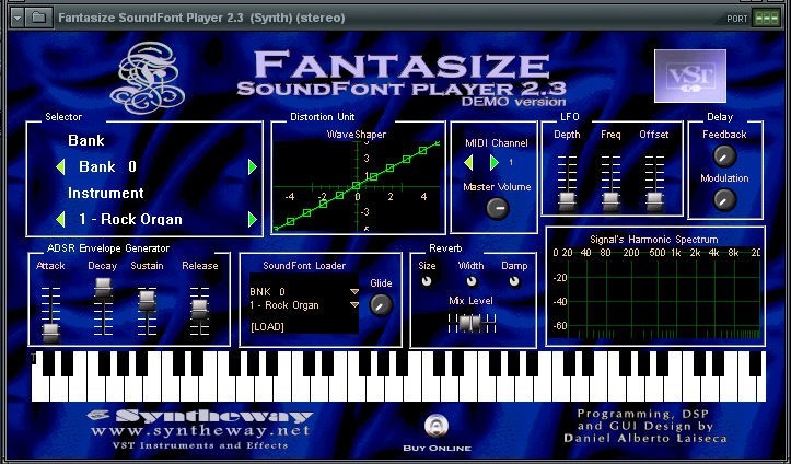 Fantasize Soundfont Player VSTi 2.3