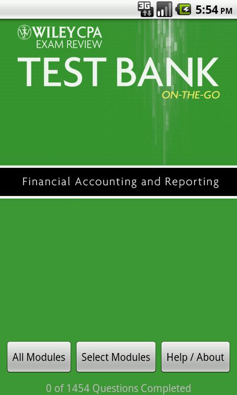 FAR Test Bank - Wiley CPA Exam 2.1