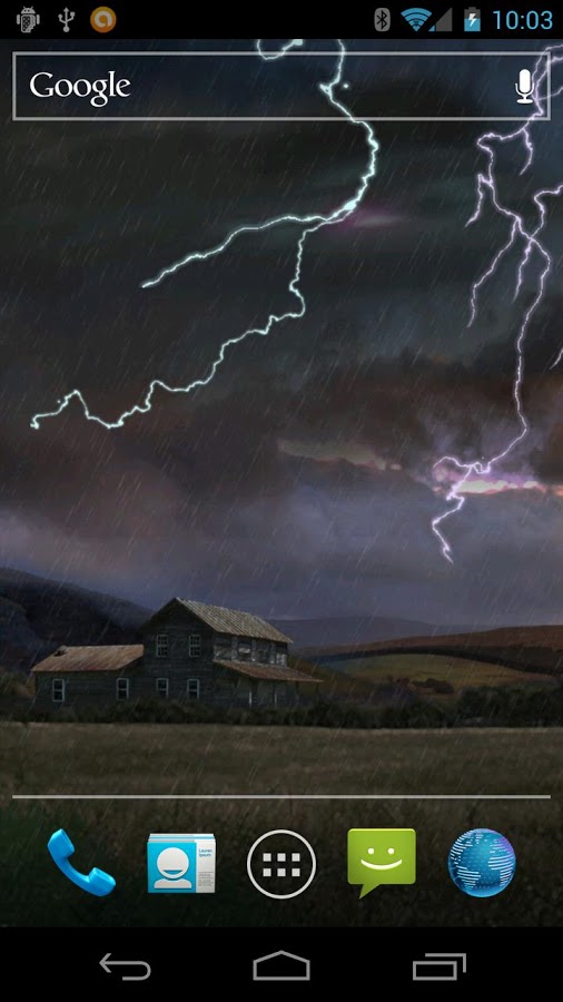 Farm in Thunderstorm Wallpaper 1.1