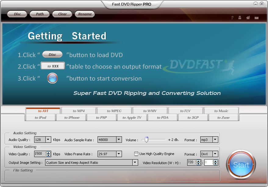 Fast DVD Ripper PRO 1.1