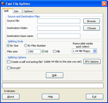 Fast File Splitter 3.4