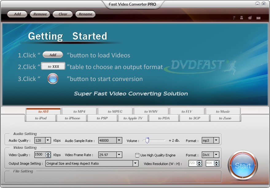 Fast Video Converter PRO 1.2