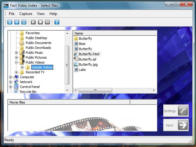 Fast video indexer 1.10