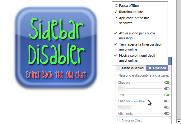 FB Chat Sidebar Disabler for Firefox 2.4.8