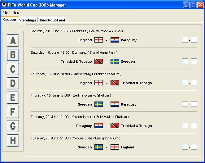 FIFA World Cup 2006 Manager 1.2