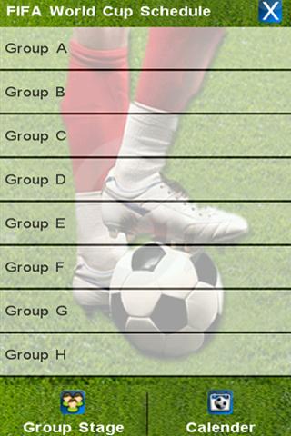 FIFA WORLD CUP 2010 SCHEDULE 1.0