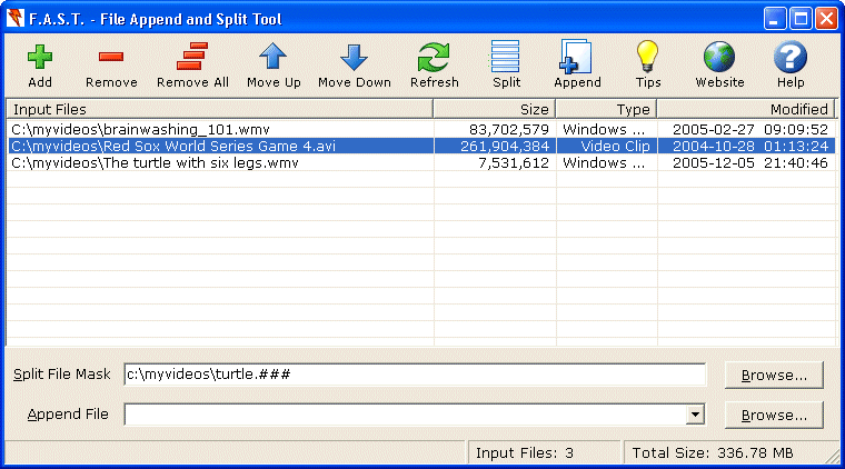 File Append and Split Tool 1.0.0