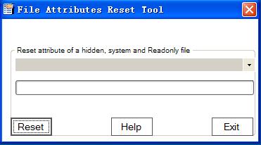 File Attributes Reset Tool 1.6.0