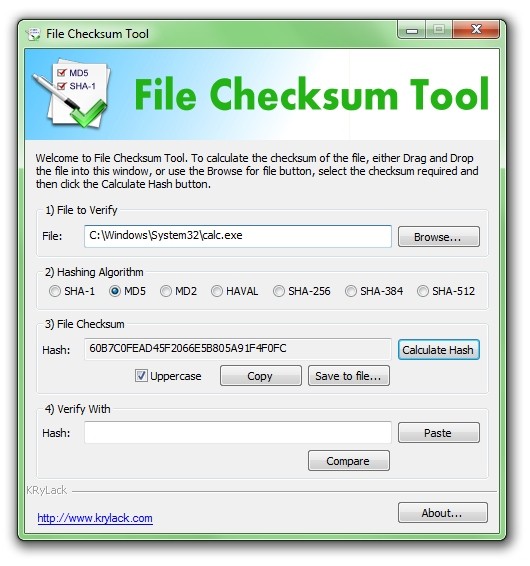 File Checksum Tool 1.41