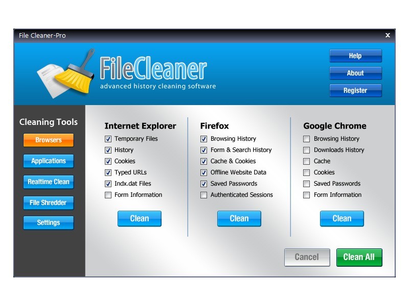 File Cleaner 4.2.1.38694