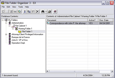 File Folder Organizer 3 - EX 3.14