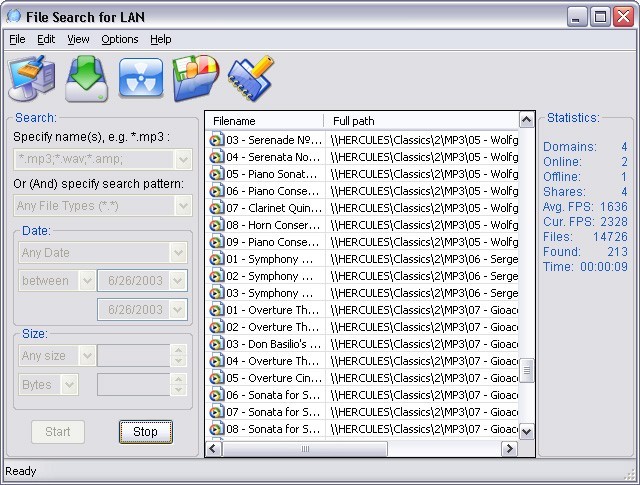 File Search for LAN 1.1
