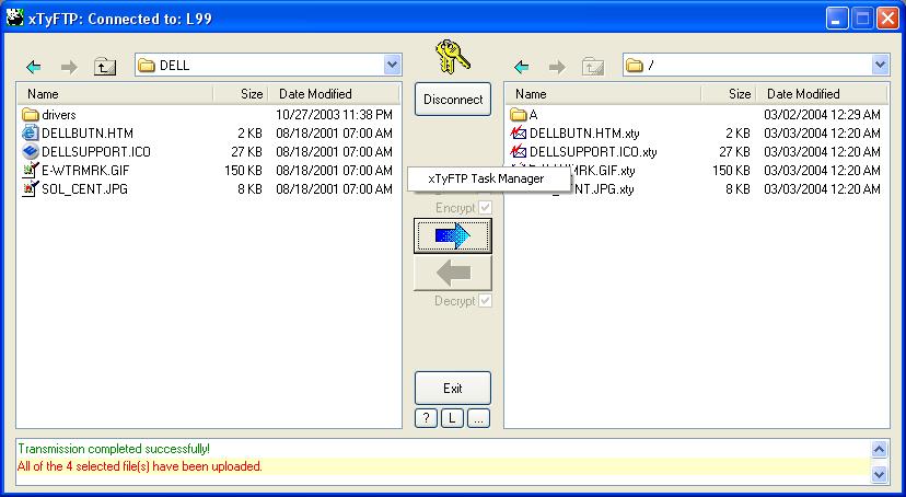 File Transfer with AES Encryption 3.2.6