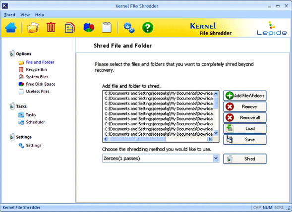 Fileshredder Tool 11.04.01