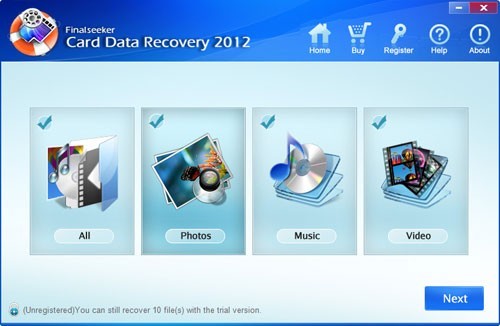 Finalseeker Memory Card Data Recovery 6.0.0.1