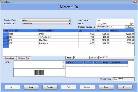 Finance Management Software with Barcode 3.0.1.5
