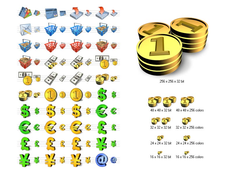 Financial Icon Library 4.4