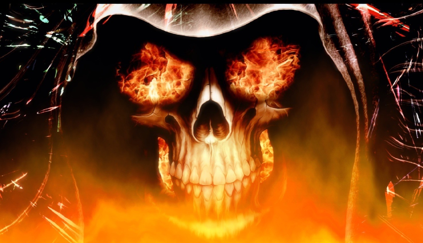Fire Skull Animated Wallpaper 1.0