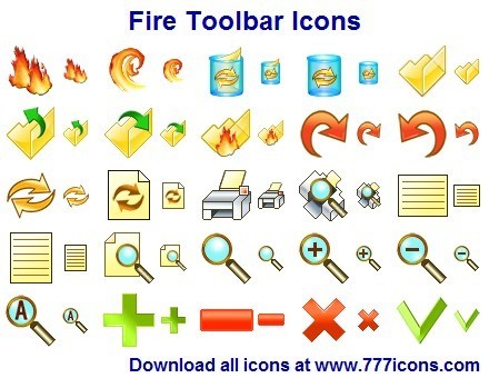 Fire Toolbar Icon Pack 2012.1