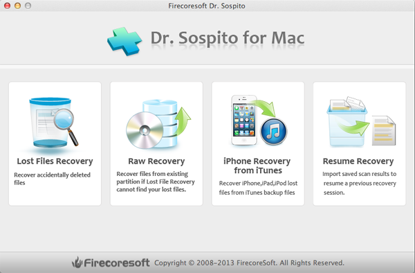 Firecoresoft Dr. Sospito for Mac 1.0.1