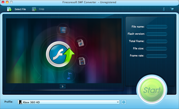 Firecoresoft SWF Converter for Mac 1.0.1