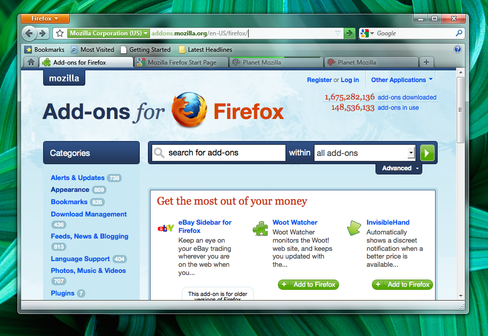 Firefox 4.0 Mockup Theme 1.0