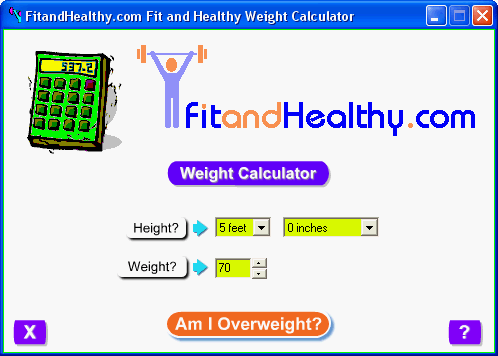 FitandHealthy.com Weight Calculator 1.0