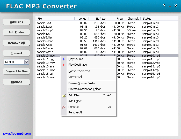 FLAC MP3 Converter 3.2.969