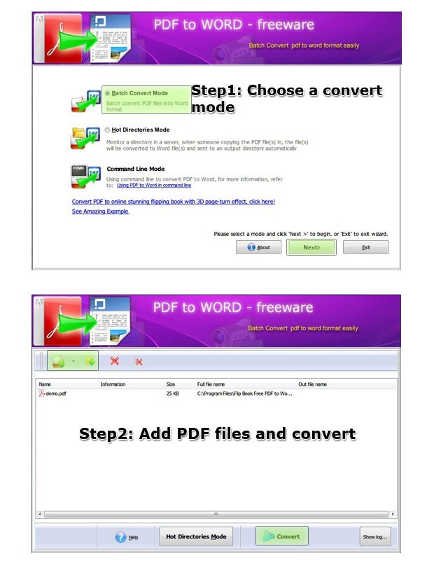 Flash Converter Free PDF to Word 2.6