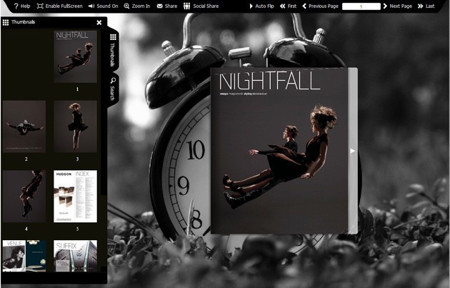 Flash Flip Book Template of Old time 1.2
