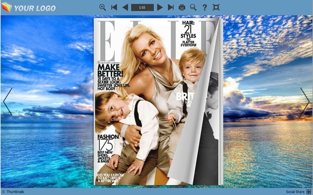 Flash Magazine Themes for Cloud Style 1.0