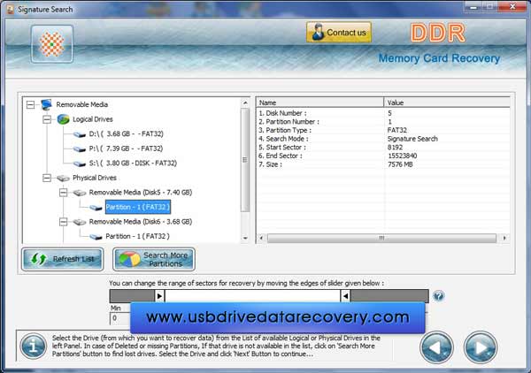 Flash Memory Card Recovery 5.3.1.2