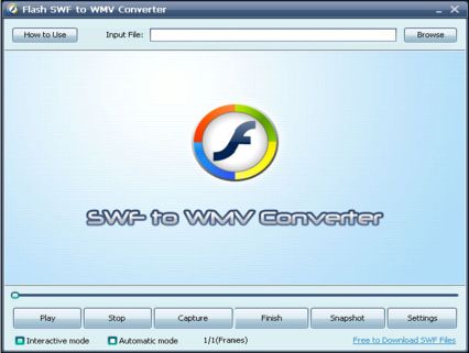 Flash SWF to WMV Converter 2.0