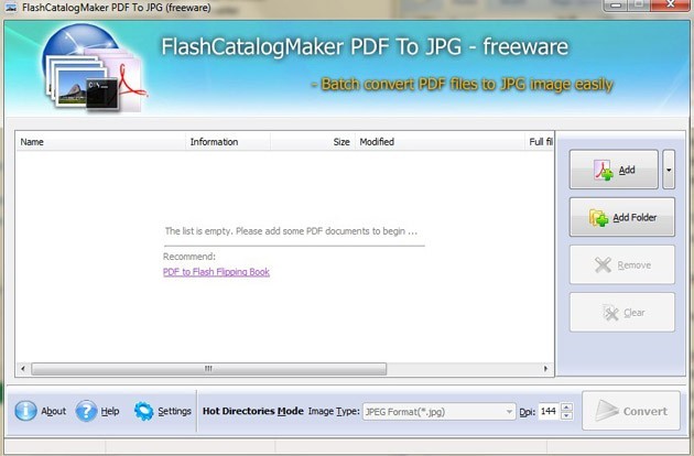 FlashCatalogMaker PDF to JPG 1.0