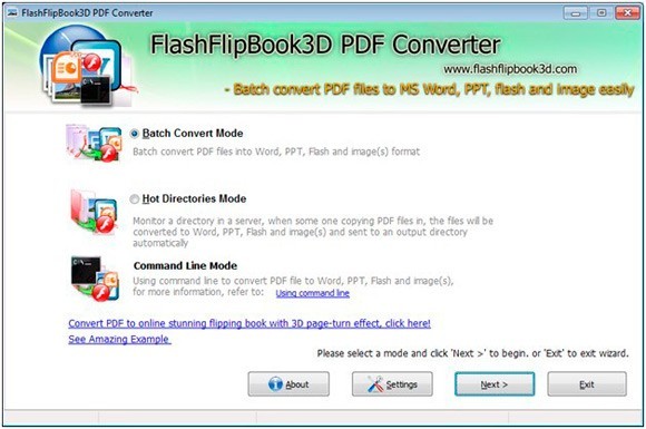 FlashFlipBook3D PDF Converter Freeware 1.0