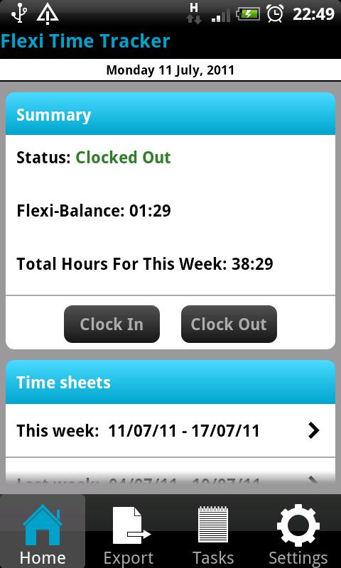 Flexi Time Tracker 3.4