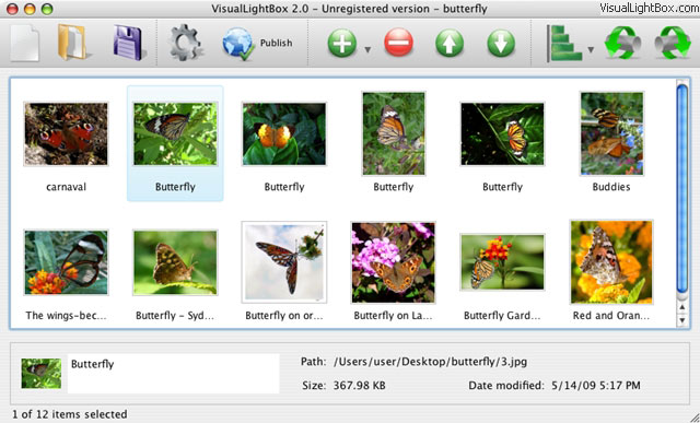 Flickr Gallery for Mac OS 4.8.3