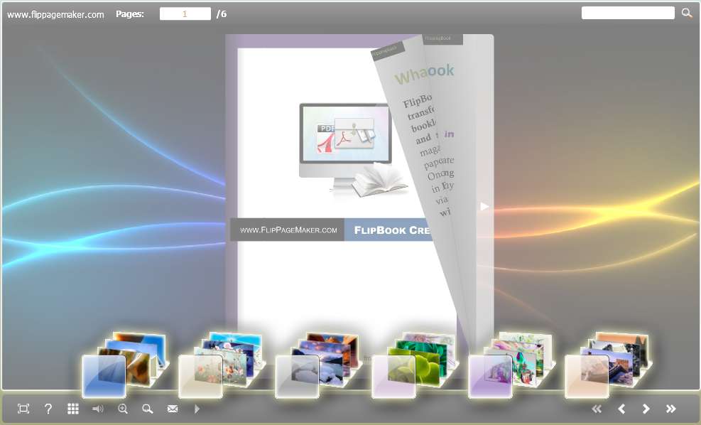 FlipBook Creator Themes Float - Warm 1.3
