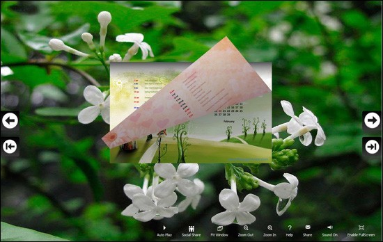 FlipBook Creator Themes Pack Calendar- Lilac 2.0