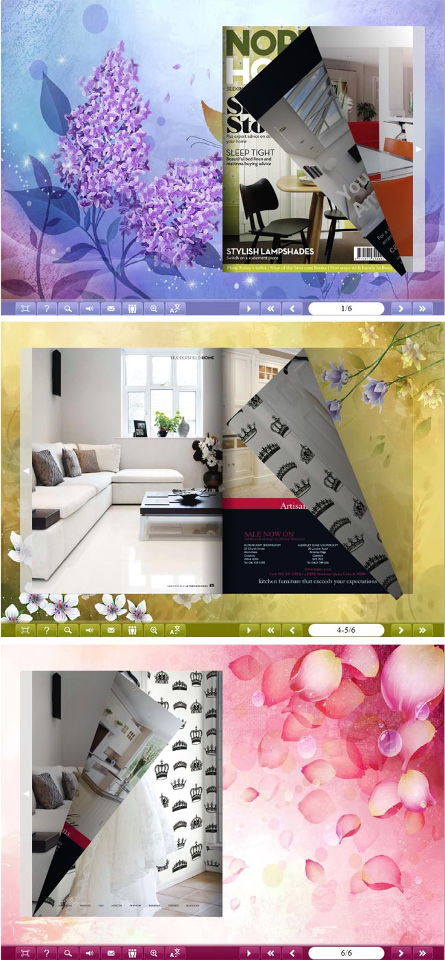 Flipbook_Theme_Package_Classical_Flowers 1.0