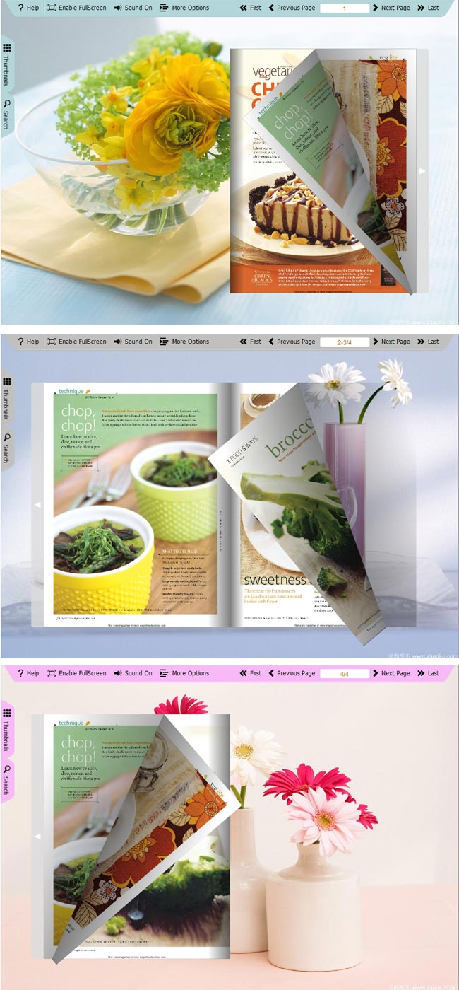 Flipbook_Themes_Package_Spread_Delicacy 1.0